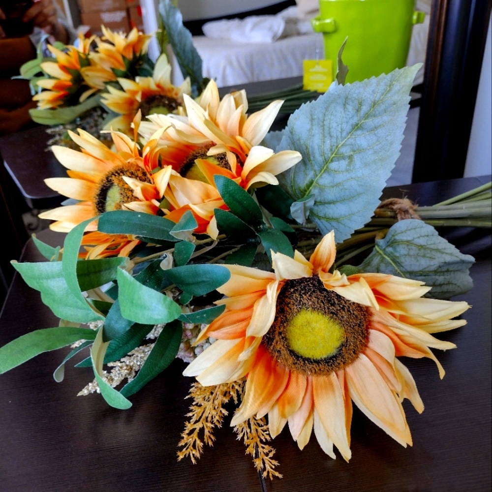 Sunflower faux